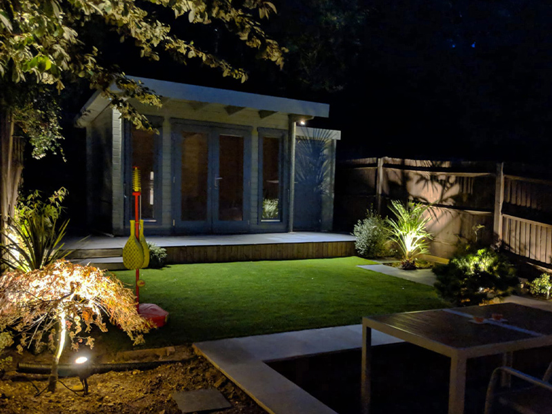 anti glare garden lighting in nottinghamshire